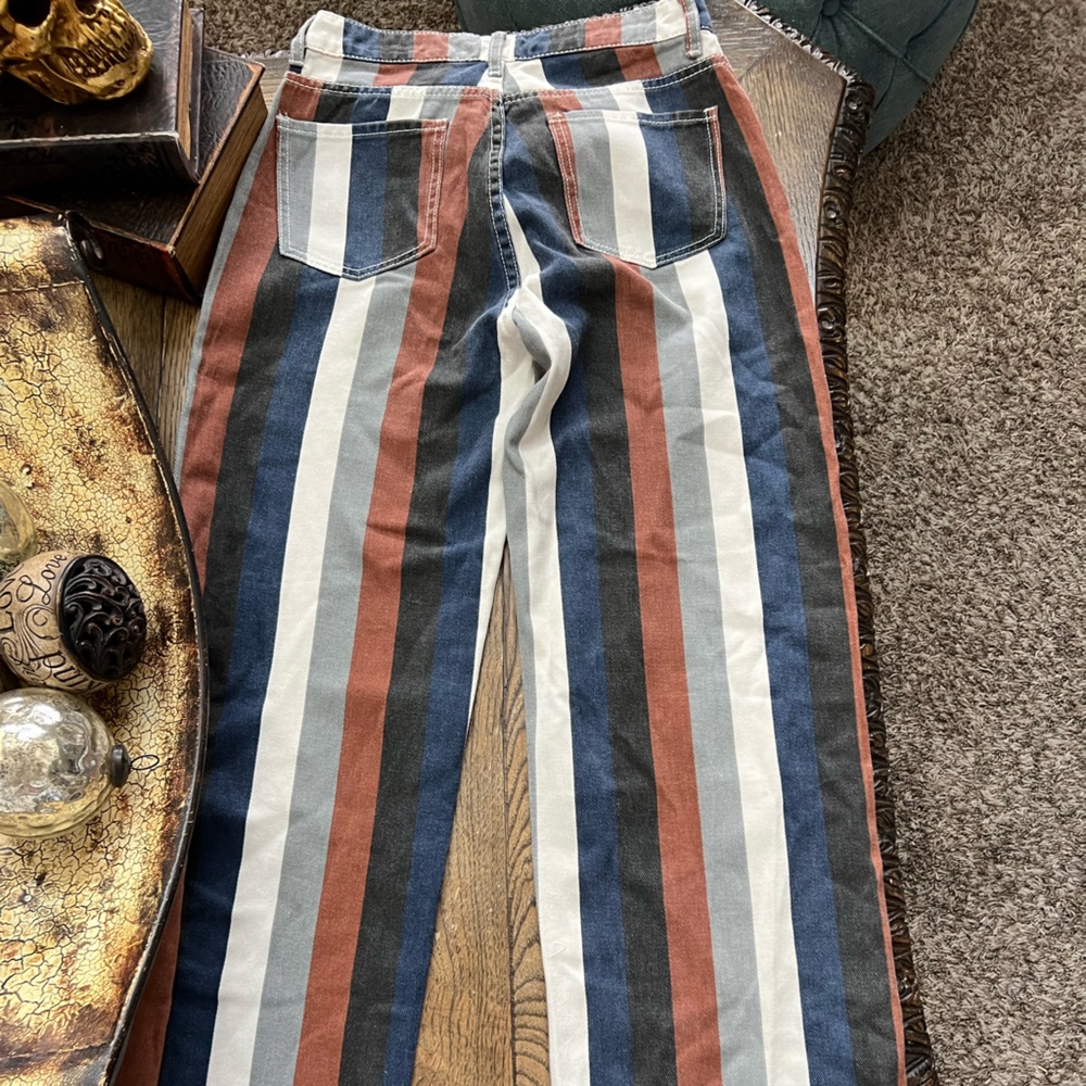 Woman’s denim wide leg pants